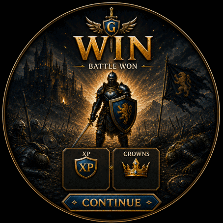 Challenge completed screen